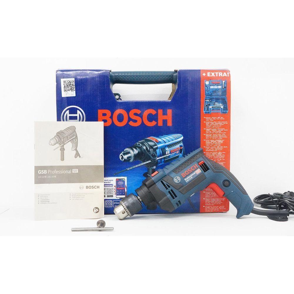 Bosch GSB 13 RE Impact Drill + Handtools with Accessories 1/2 Bosch GSB 13 RE Impact Drill + Handtools with Accessories 1/2
